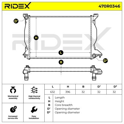 Chłodnica RIDEX 470R0346 470R0346 - foto 8