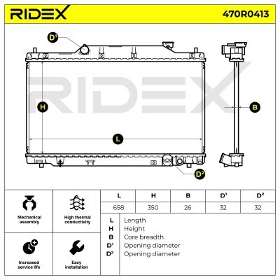 Chłodnica RIDEX 470R0413 470R0413 - foto 5