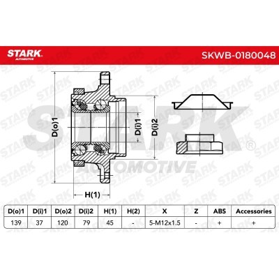 Łożysko Koła Stark SKWB-0180048 SKWB-0180048 - foto 6