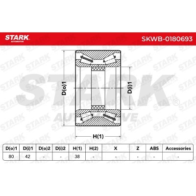 Łożysko Koła Stark SKWB-0180693 SKWB-0180693 - foto 3
