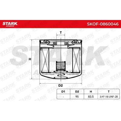 Filtr Oleju Stark SKOF-0860046 SKOF-0860046 - foto 6