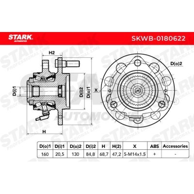 Łożysko Koła Stark SKWB-0180622 SKWB-0180622 - foto 4