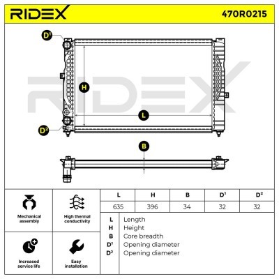 Chłodnica RIDEX 470R0215 470R0215 - foto 5