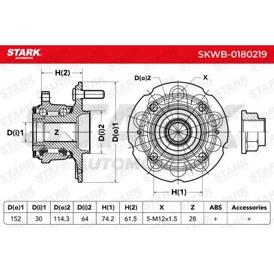 Łożysko Koła Stark SKWB-0180219 SKWB-0180219 - foto 3