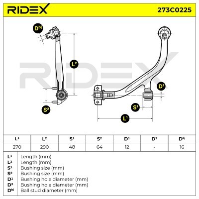 Wahacz RIDEX 273C0225 273C0225 - foto 4