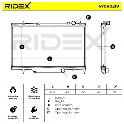 Chłodnica RIDEX 470R0219 470R0219 - foto 10