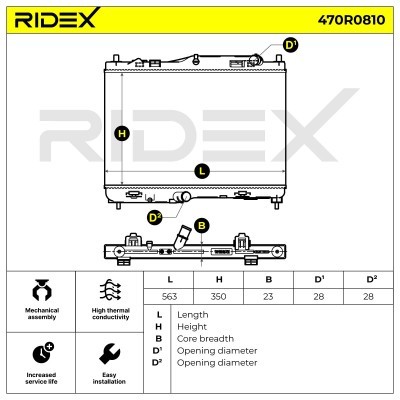 Chłodnica RIDEX 470R0810 470R0810 - foto 8