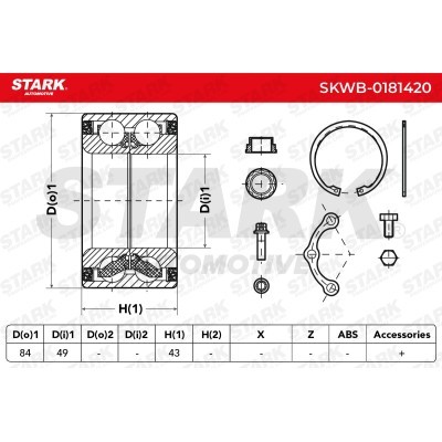 Łożysko Koła Stark SKWB-0181420 SKWB-0181420 - foto 5