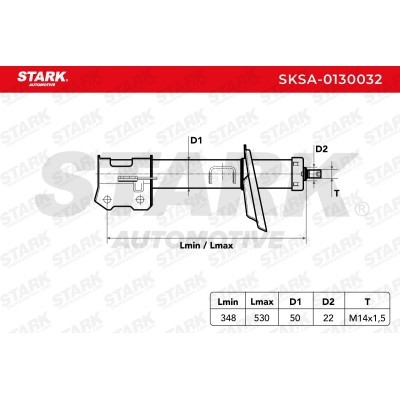 Amortyzator Stark SKSA-0130032 SKSA-0130032 - foto 9