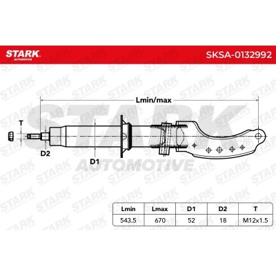 Amortyzator Stark SKSA-0132992 SKSA-0132992 - foto 5