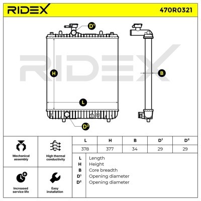 Chłodnica RIDEX 470R0321 470R0321 - foto 4