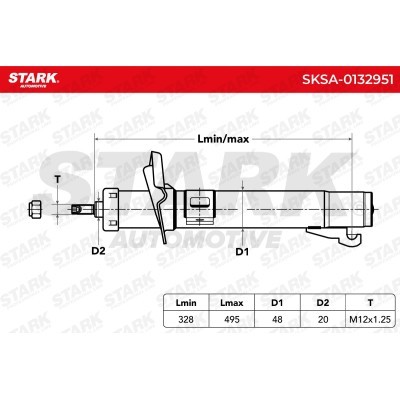 Amortyzator Stark SKSA-0132951 SKSA-0132951 - foto 5