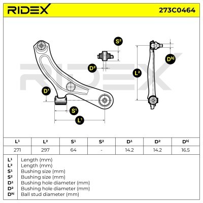 Wahacz RIDEX 273C0464 273C0464 - foto 4