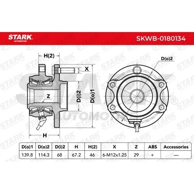 Łożysko Koła Stark SKWB-0180134 SKWB-0180134 - foto 7