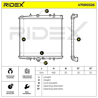 Chłodnica RIDEX 470R0326 470R0326 - foto 7