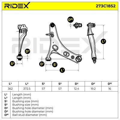 Wahacz RIDEX 273C1852 273C1852 - foto 5