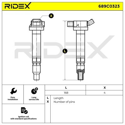 Cewka Zapłonowa RIDEX 689C0323 689C0323 - foto 6