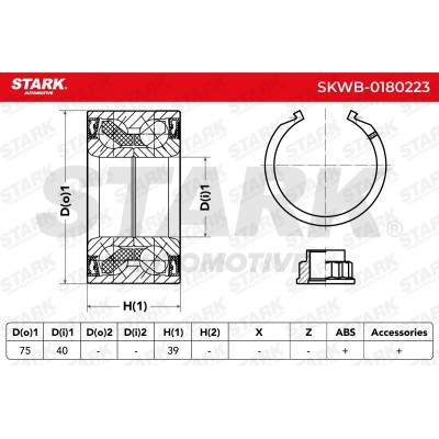 Łożysko Koła Stark SKWB-0180223 SKWB-0180223 - foto 4