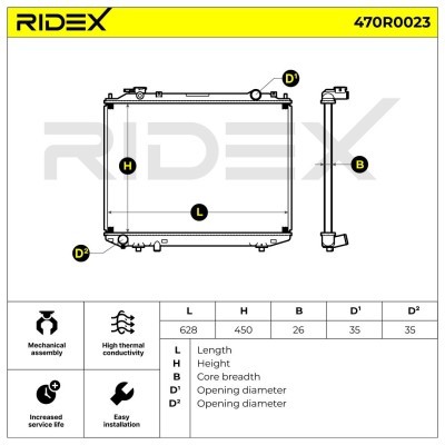 Chłodnica RIDEX 470R0023 470R0023 - foto 7