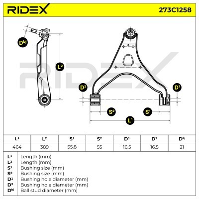 Wahacz RIDEX 273C1258 273C1258 - foto 5