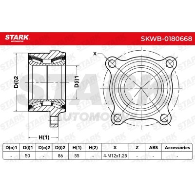 Łożysko Koła Stark SKWB-0180668 SKWB-0180668 - foto 3