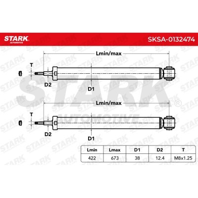 Amortyzator Stark SKSA-0132474 SKSA-0132474 - foto 4