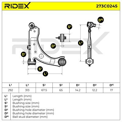 Wahacz RIDEX 273C0245 273C0245 - foto 4