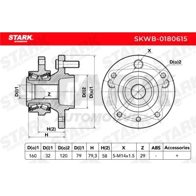 Łożysko Koła Stark SKWB-0180615 SKWB-0180615 - foto 4