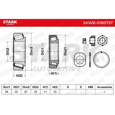 Łożysko Koła Stark SKWB-0180737 SKWB-0180737 - foto 5