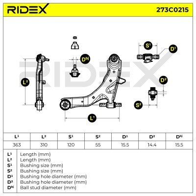 Wahacz RIDEX 273C0215 273C0215 - foto 5