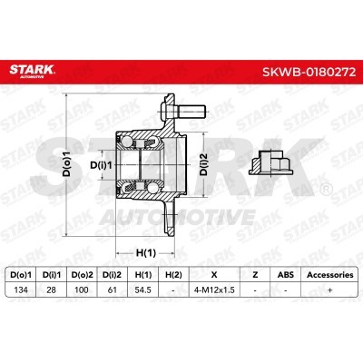Łożysko Koła Stark SKWB-0180272 SKWB-0180272 - foto 4