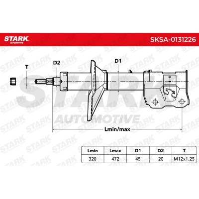 Amortyzator Stark SKSA-0131226 SKSA-0131226 - foto 3