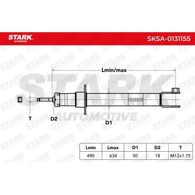 Amortyzator Stark SKSA-0131155 SKSA-0131155 - foto 7