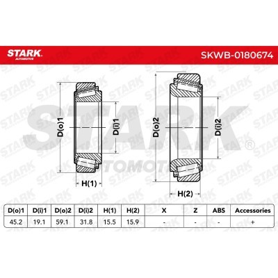 Łożysko Koła Stark SKWB-0180674 SKWB-0180674 - foto 6