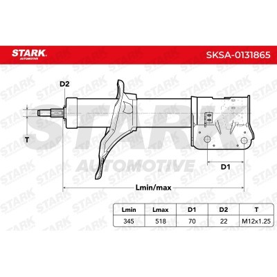 Amortyzator Stark SKSA-0131865 SKSA-0131865 - foto 3