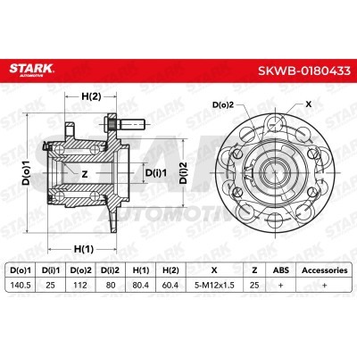 Łożysko Koła Stark SKWB-0180433 SKWB-0180433 - foto 4