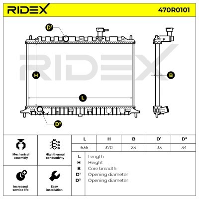 Chłodnica RIDEX 470R0101 470R0101 - foto 6