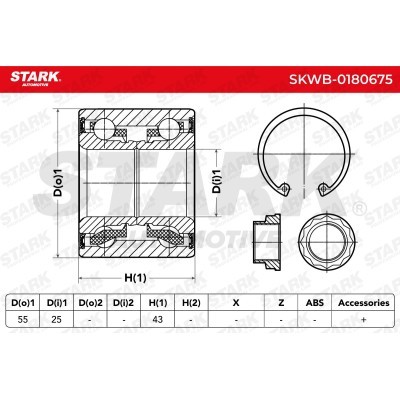 Łożysko Koła Stark SKWB-0180675 SKWB-0180675 - foto 4