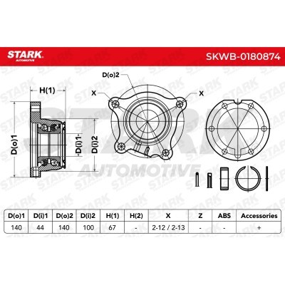 Łożysko Koła Stark SKWB-0180874 SKWB-0180874 - foto 5