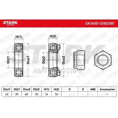Łożysko Koła Stark SKWB-0180181 SKWB-0180181 - foto 5