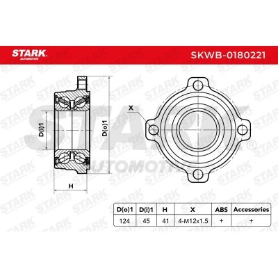Łożysko Koła Stark SKWB-0180221 SKWB-0180221 - foto 2