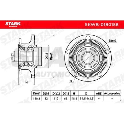 Łożysko Koła Stark SKWB-0180158 SKWB-0180158 - foto 3