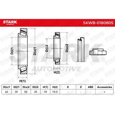 Łożysko Koła Stark SKWB-0180805 SKWB-0180805 - foto 6