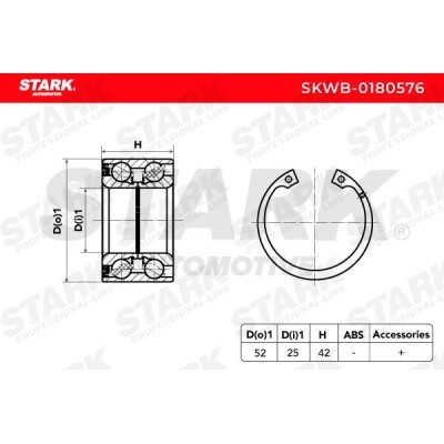 Łożysko Koła Stark SKWB-0180576 SKWB-0180576 - foto 5