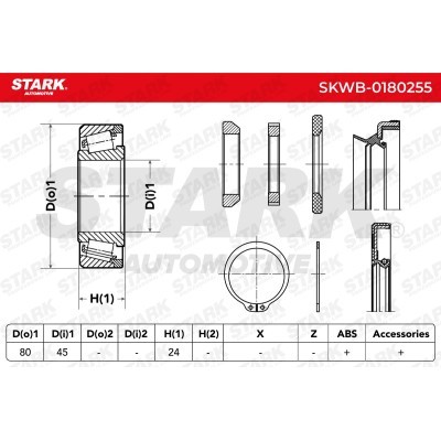 Łożysko Koła Stark SKWB-0180255 SKWB-0180255 - foto 4