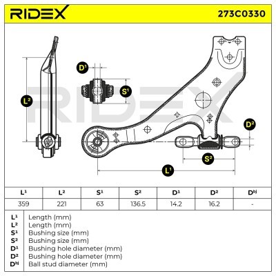 Wahacz RIDEX 273C0330 273C0330 - foto 7