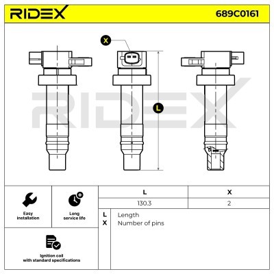 Cewka Zapłonowa RIDEX 689C0161 689C0161 - foto 4