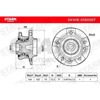 Łożysko Koła Stark SKWB-0180567 SKWB-0180567 - foto 6