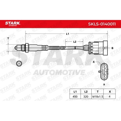 Sonda Lambda Stark SKLS-0140011 SKLS-0140011 - foto 2