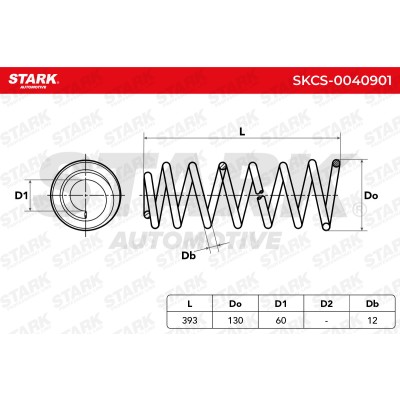 Sprężyna Zawieszenia Stark SKCS-0040901 SKCS-0040901 - foto 4
